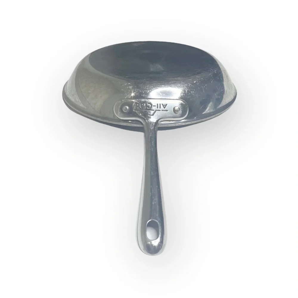 All Clad ★ Polished Stainless Steel 10 Inch Fry Pan ★ Professional Cookware ★ - Picture 7 of 16